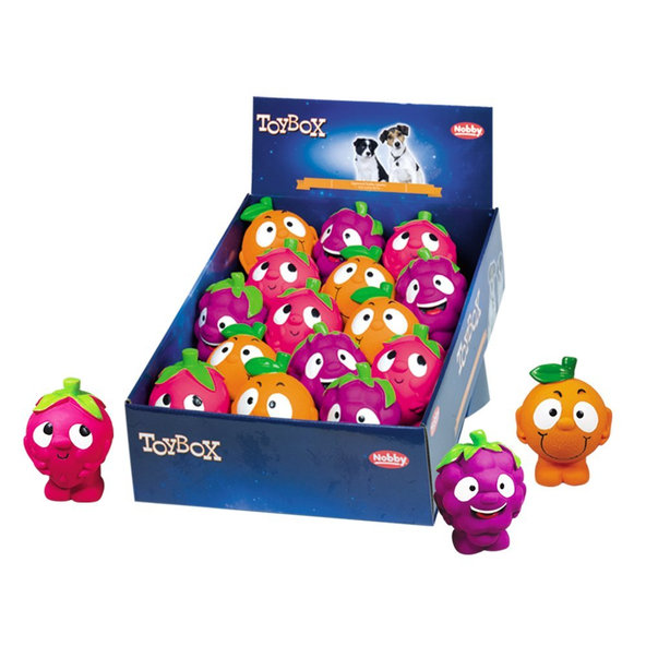 Latexové hračky pre psy ovocie 15ks