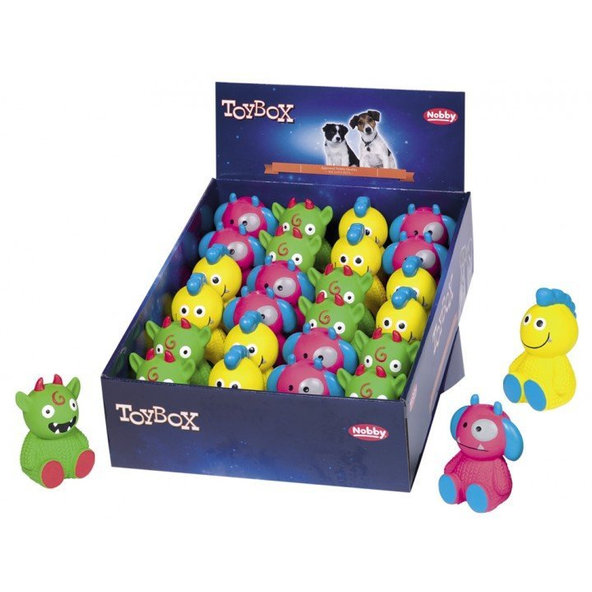 Latexové hračky pre psy Príšerky 10cm 24ks