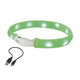 LED obojok pre psy "VISIBLE" L 70cm zelená