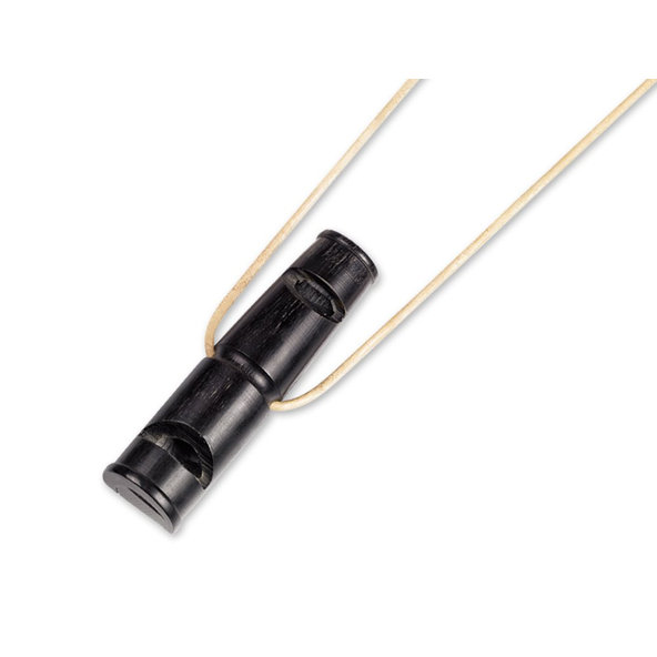 Píšťalka dvojtónová roh z byvola malá