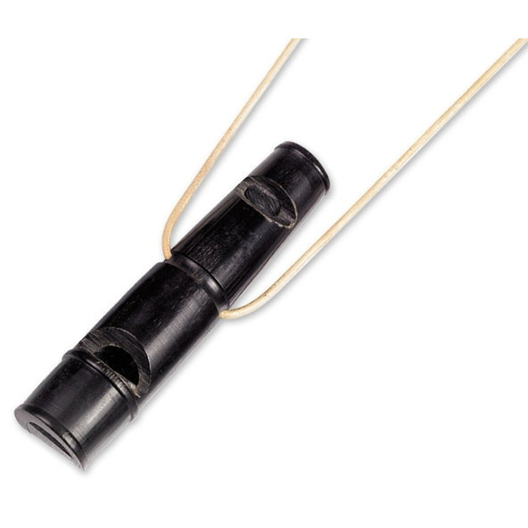 Píšťalka dvojtónová roh z byvola veľká