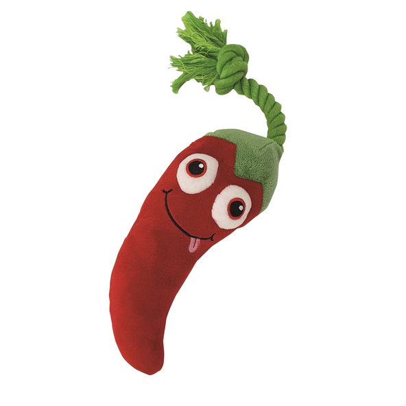 Kvalitná plyšová hračka s lanom pre psy Chilli 32cm