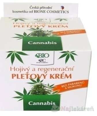 E-shop BIO Cannabis Hojivý a regeneračný PLEŤOVÝ KRÉM, 51 g