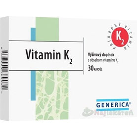 GENERICA Vitamin K2, 30 cps