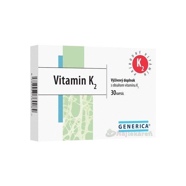 GENERICA Vitamin K2, 30 cps