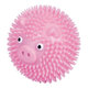 Špicatá lopta "Prasiatko" 6,5cm ružová