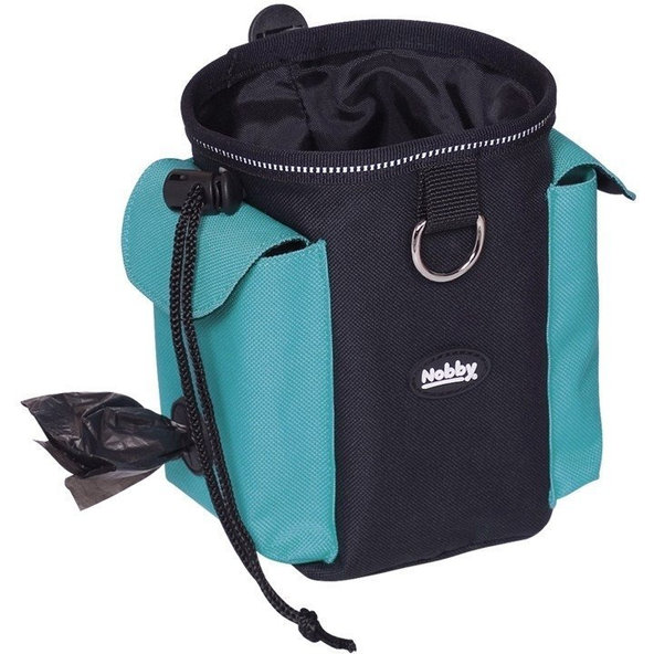 Vrecko na snacky "Rio" 2v1 modrá Ø11x16cm