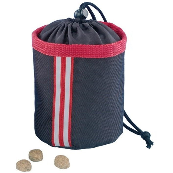 Vrecko na snacky Ø9x11cm čierna/červená