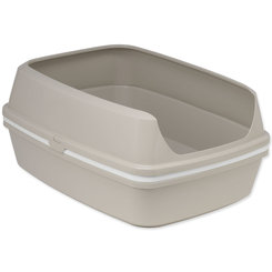 Toaleta Moderna Lift to Sift Large s roštom 50,2x38x23,7cm šedá