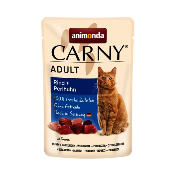 Kapsička Animonda Carny Adult hovädzie a perlička 85g