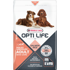 Versele Laga Opti Life dog Adult Skin Care Medium & Maxi 12,5kg