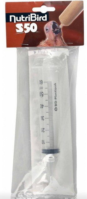 E-shop Versele Laga NutriBird S 50 - injekčné striekačky pre ručné dokrmovanie 50ml