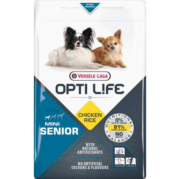 Versele Laga Opti Life dog Senior Mini 2,5kg