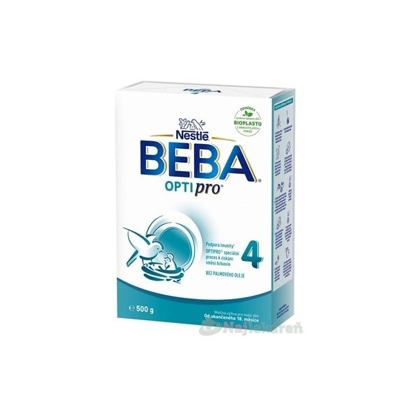 BEBA OPTIPRO 4 mliečna výživa (od ukonč. 18m) 500g
