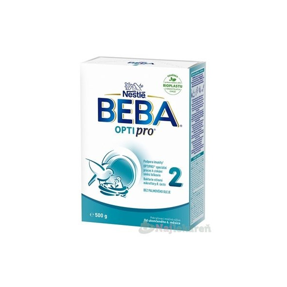 BEBA OPTIPRO 2 mliečna výživa (od ukonč. 6m) 500g