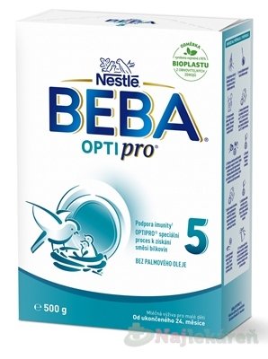 E-shop BEBA OPTIPRO 5 mliečna výživa (od ukonč. 24m), 500g