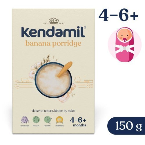 KENDAMIL Mliečna kaša s banánom (4-6+ m) 150g