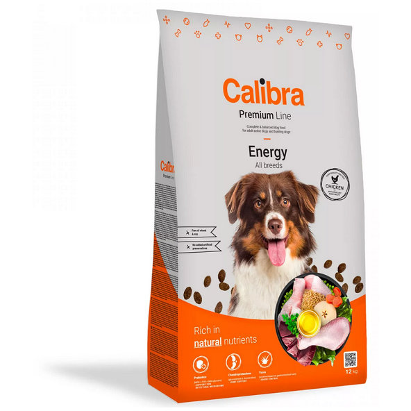 Calibra Premium Line Dog Energy granule pre psy 12kg