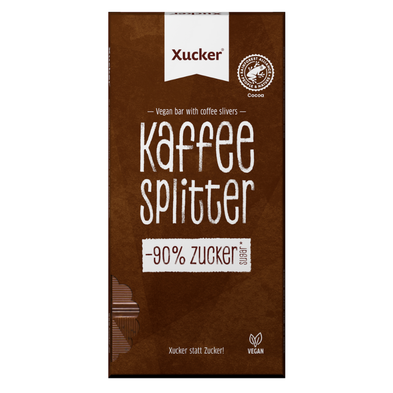 E-shop Vegánska čokoláda s kúskami kávy - Xucker