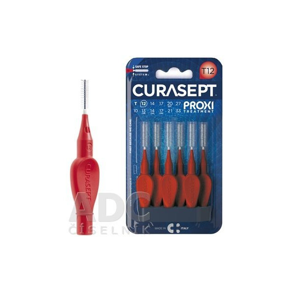 CURASEPT PROXI TREATMENT T12, medzizubné kefky, 6ks