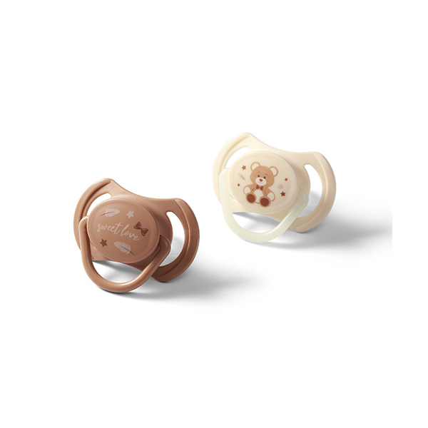BABYONO Cumlíky silikónové symetrické 0-6m 2 ks