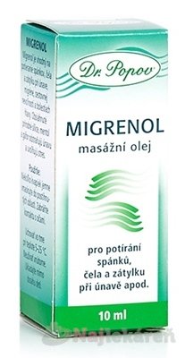 E-shop Dr. Popov MIGRENOL masážny olej 10 ml