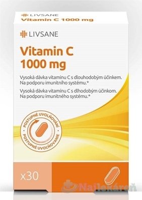 E-shop LIVSANE Vitamín C 1000 mg Depot s postupným uvoľňovaním 30 tbl