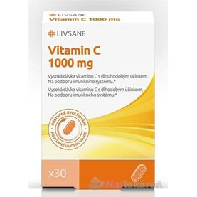 LIVSANE Vitamín C 1000 mg Depot s postupným uvoľňovaním 30 tbl