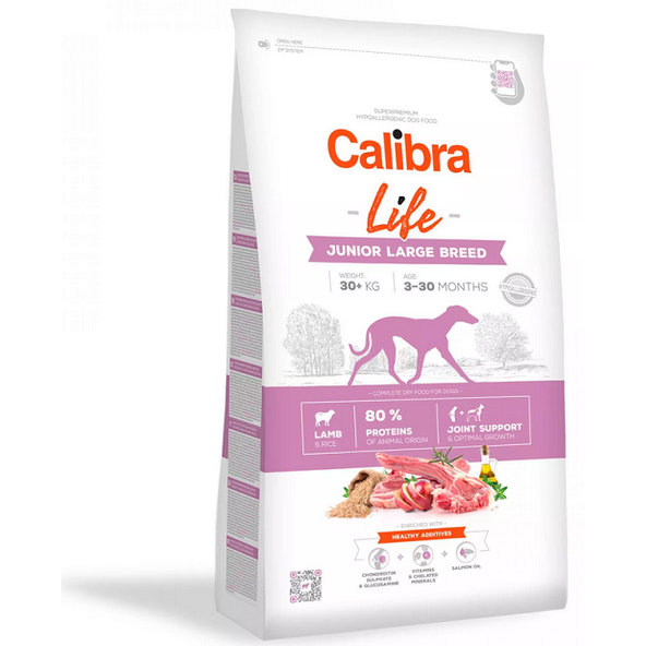 Calibra Dog Life Junior Large Breed Lamb 2,5kg