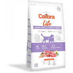 Calibra Dog Life Junior Small & Medium Breed Lamb 2,5kg