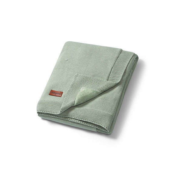 BABYONO Deka z prírodnej bavlny 75 × 100 cm 0m+  sage