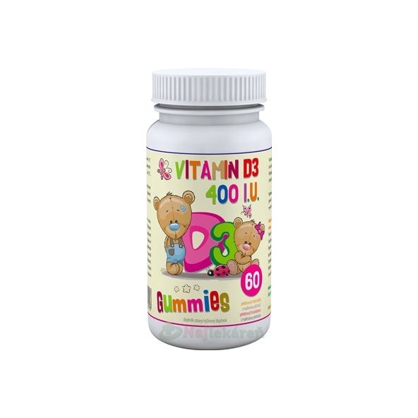 VITAMIN D3 400 I.U. Gummies - Clinical, gumové želé, 60 ks