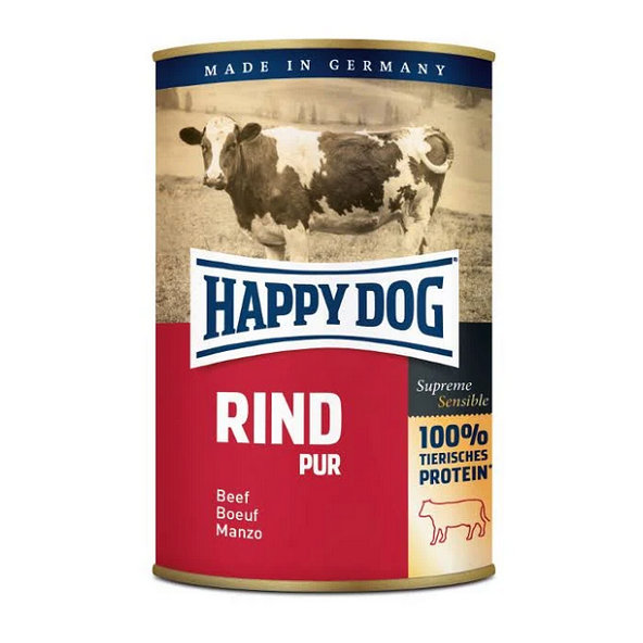 Happy Dog PREMIUM - Fleisch Pur - hovädzie mäso konzerva pre psy 800g