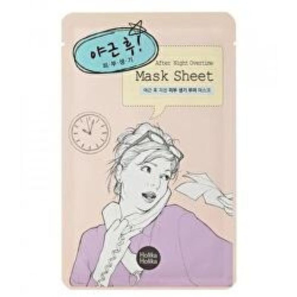 Hĺbkovo čistiaca pleťová maska After Night Overtime Holika Holika 1ks