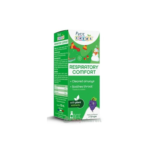 RESPIRATORY COMFORT sirup na dýchacie cesty a hrdlo 125 ml