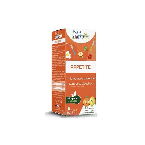 APPETITE, detský sirup pre zvýšenie chuti do jedla, 125 ml