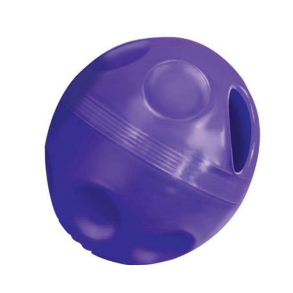 Hračka Kong Cat Lopta na dávkovanie pamlskov fialová, plast