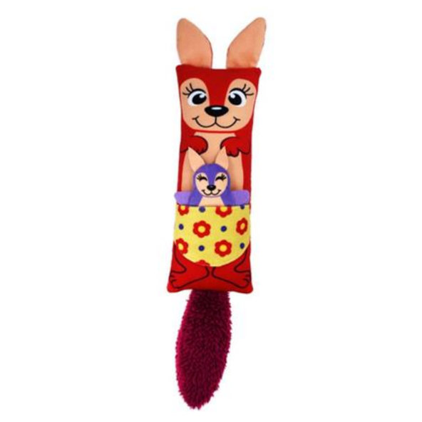 Hračka Kong Cat Kickeroo Vrecko 2v1 s catnipom a chvostíkom, polyester
