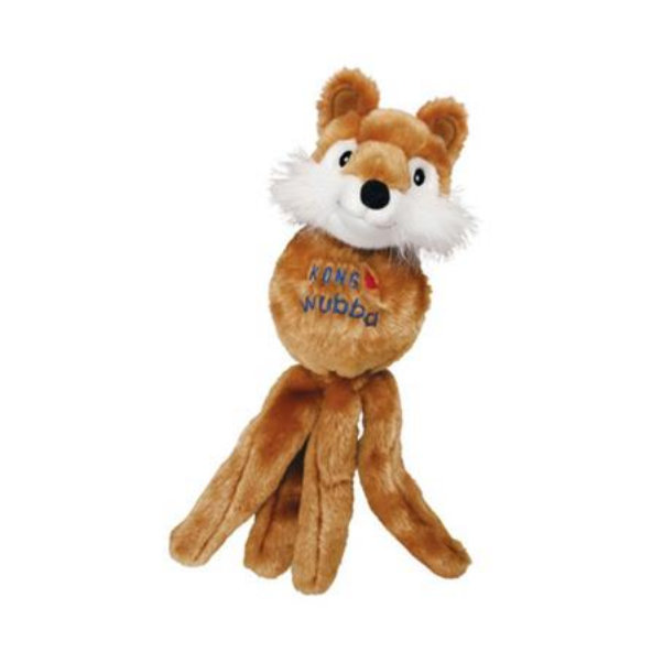 Hračka Kong Dog Wubba Friends (medveď - líška - zajac), pískacia, vinyl, S