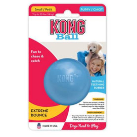 Hračka Kong Dog Puppy Lopta modrá/ružová, guma prírodná, S