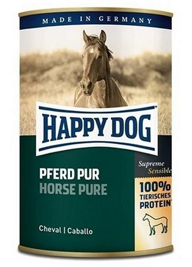 E-shop Happy Dog PREMIUM - Fleisch Pur - konské mäso konzerva pre psy 400g