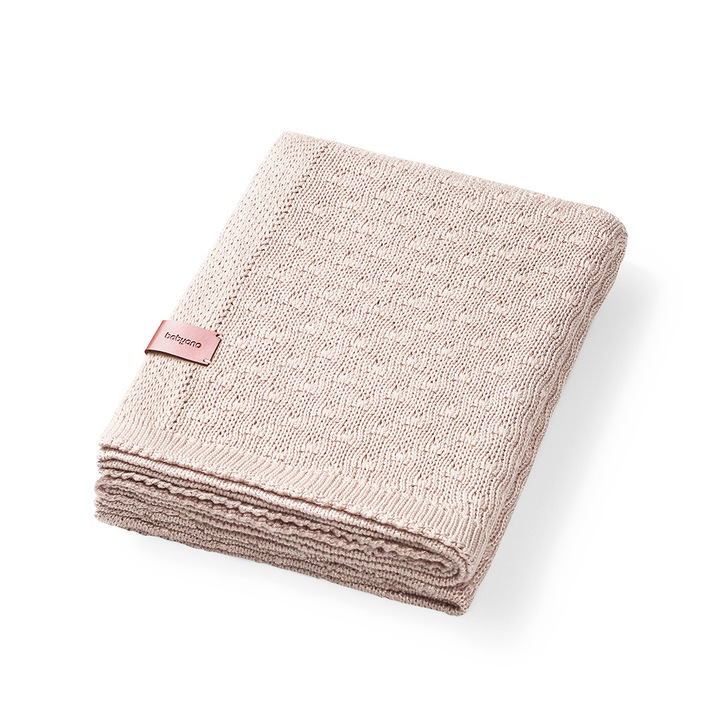 BABYONO Deka pletená bambusová Light Beige