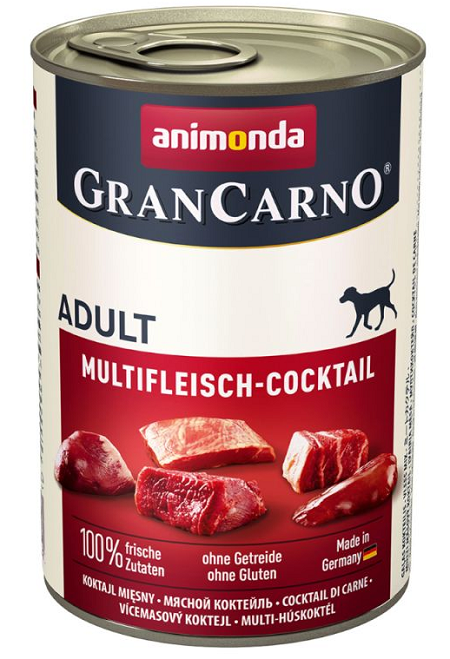 E-shop Animonda GRANCARNO® dog adult multimäsový koktail 6 x 400g konzerva