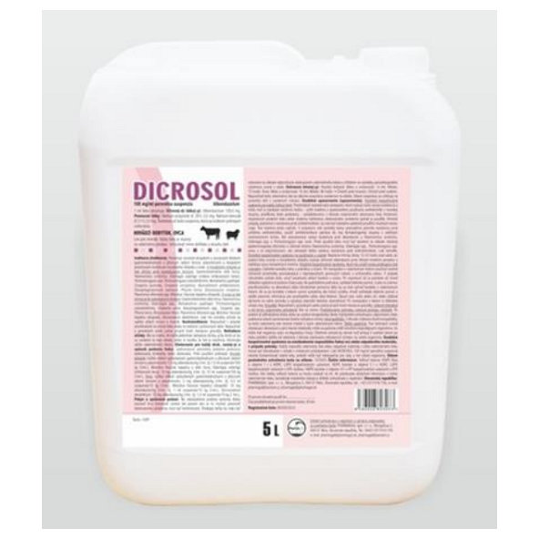 Dicrosol 100 mg/ml per.susp. 5 l