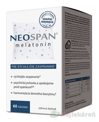 E-shop NEOSPAN melatonín 60 ks