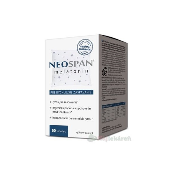 NEOSPAN melatonín 60 ks
