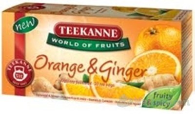 E-shop TEEKANNE WOF ORANGE&GINGER ovocno-bylinný čaj, 20x2,25 g