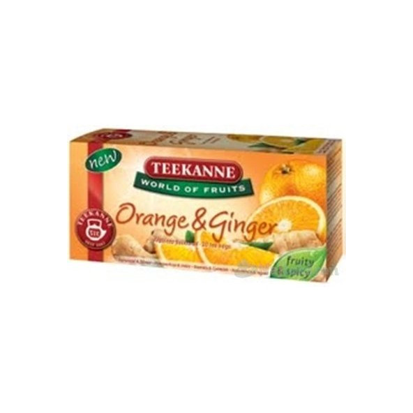 TEEKANNE WOF ORANGE&GINGER ovocno-bylinný čaj, 20x2,25 g