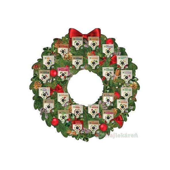 LEROS ADVENTNÝ VENIEC S BYLINKOVÝMI ČAJMI, 24 ks