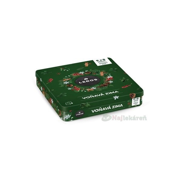 LEROS VOŇAVÁ ZIMA, výber bylinných čajov, 45 ks